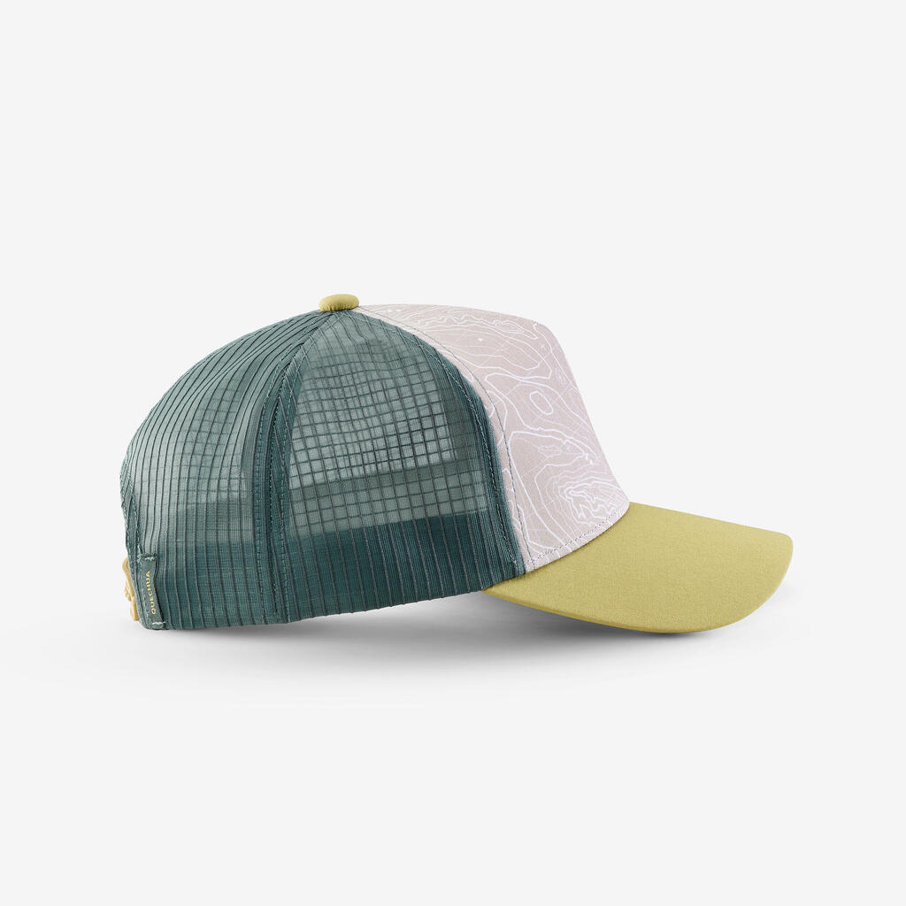 Kačket za planinarenje Travel 500 trucker - bež/kaki