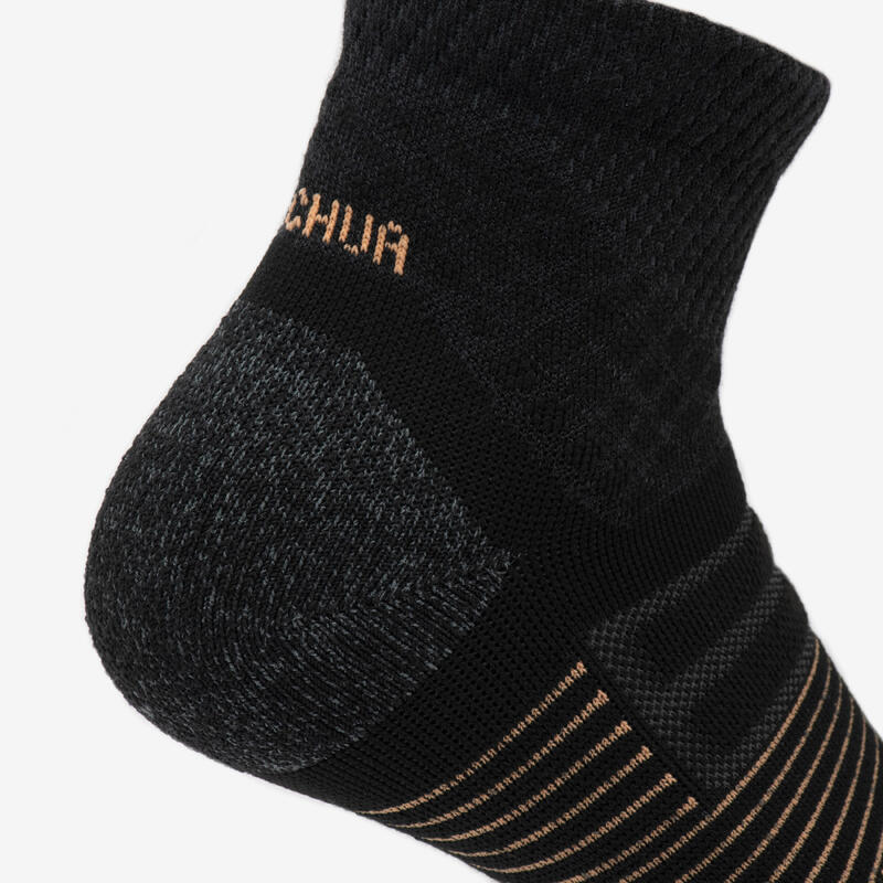 Chaussettes randonnée - hike 900 mid noire - lot de 2 paires