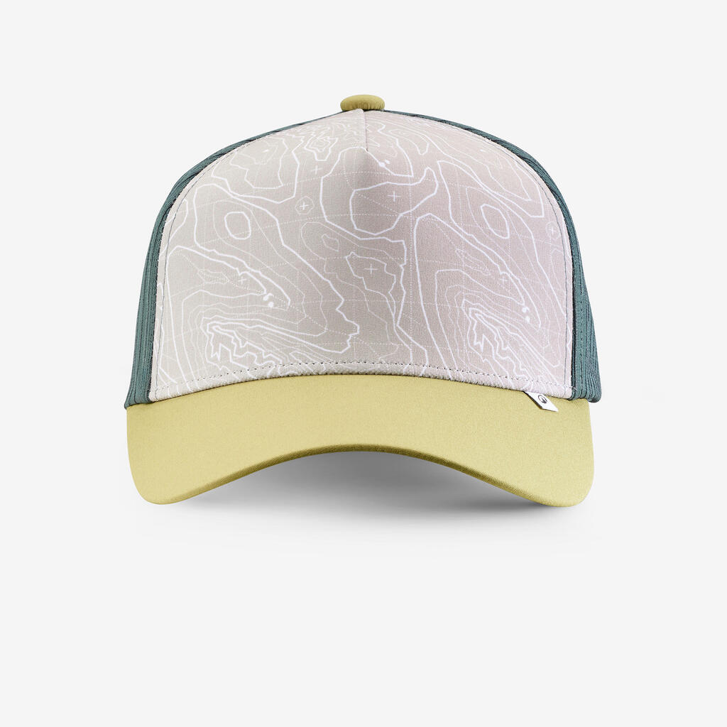Kačket za planinarenje Travel 500 trucker - bež/kaki