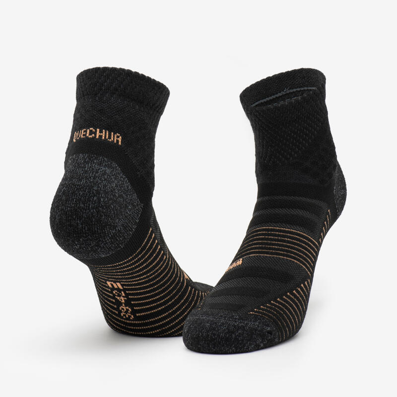 Chaussettes randonnée - hike 900 mid noire - lot de 2 paires