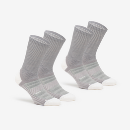 Chaussettes randonnée - hike 900 high grise - lot de 2 paires