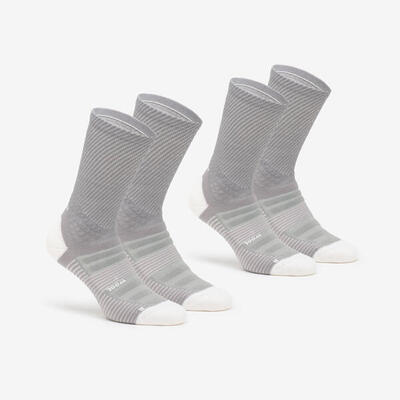 Wandersocken Hike 900 hoch 2 Paar schwarz