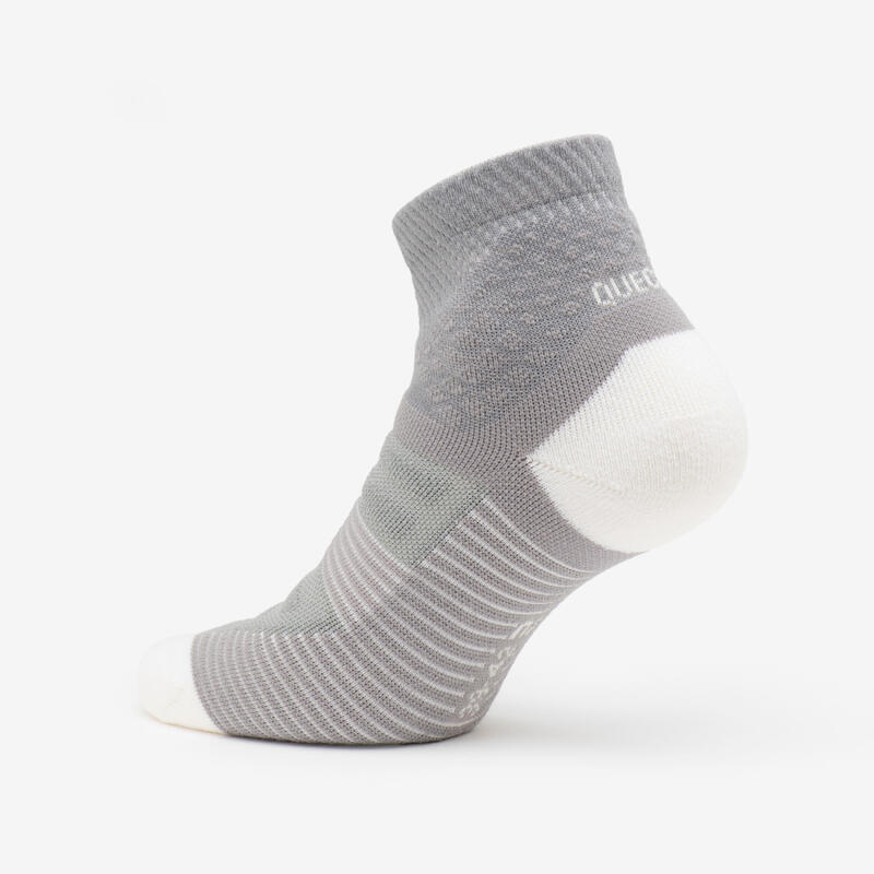 Chaussettes randonnée - hike 900 mid grise - lot de 2 paires
