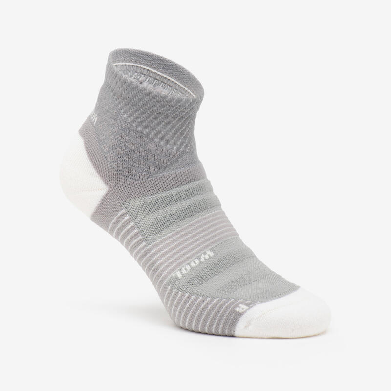 Chaussettes randonnée - hike 900 mid grise - lot de 2 paires