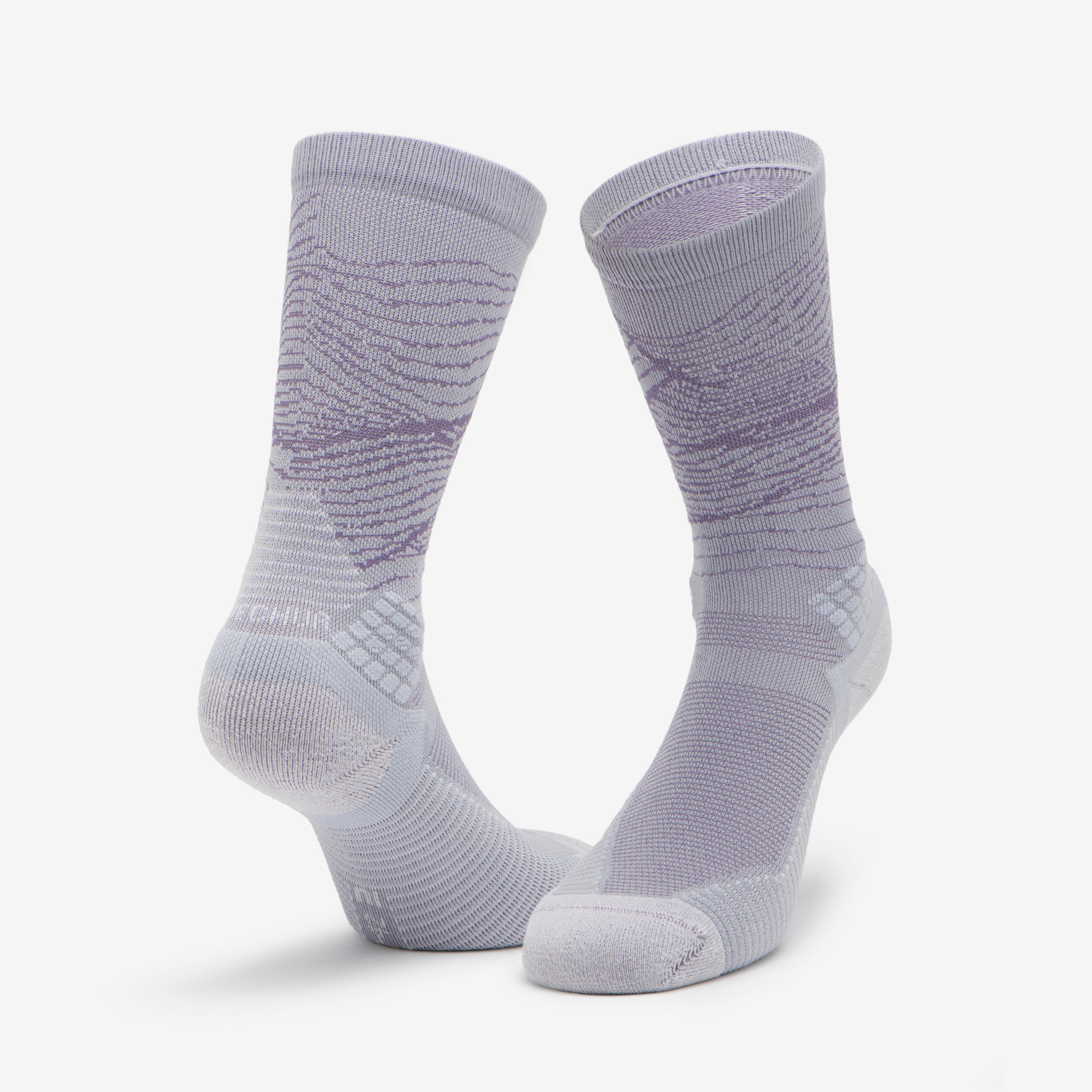 CALCETINES SENDERISMO ADULTOS HIKE 500 X2 LARGOS 7/10
