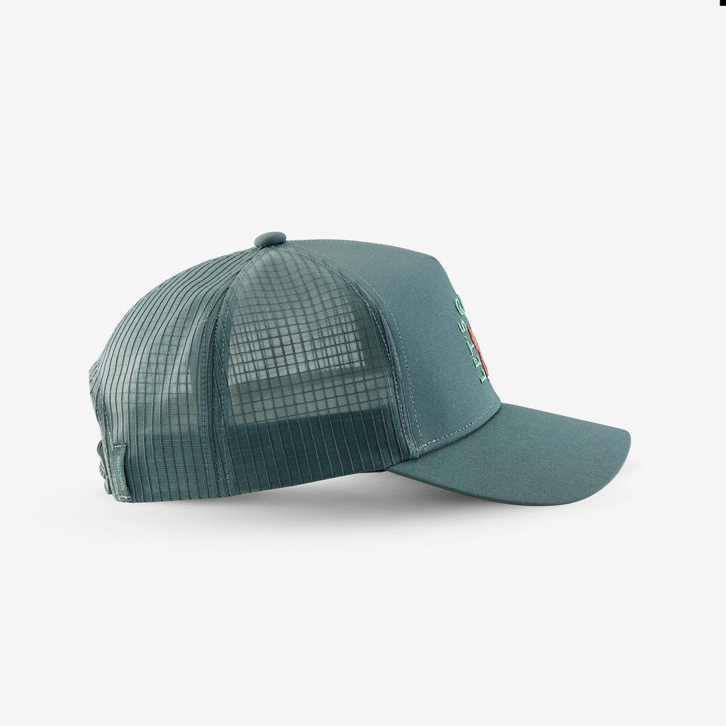 Casquette travel 500 trucker verte foncé