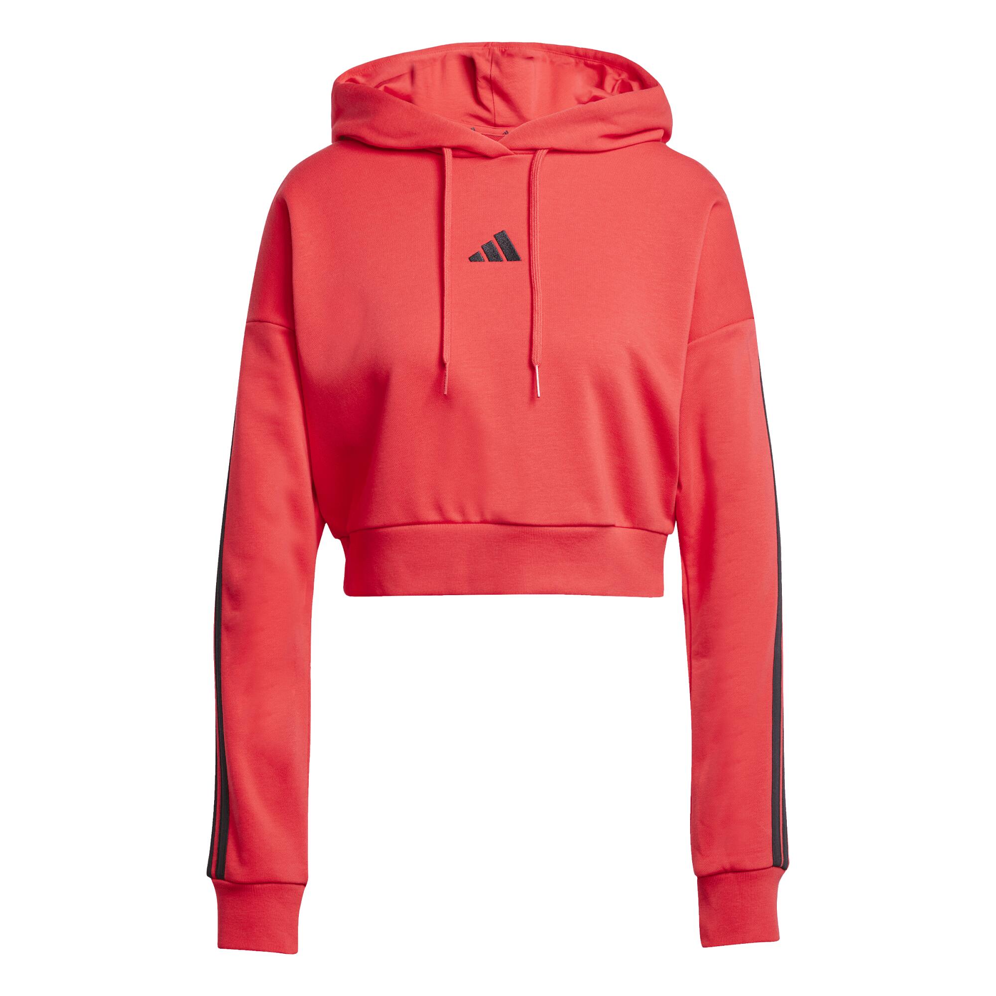 Sweat-shirt à capuche de fitness femme, rouge 7/7