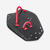 PLAQUETTES DE  NATATION  900 L NOIR ROUGE