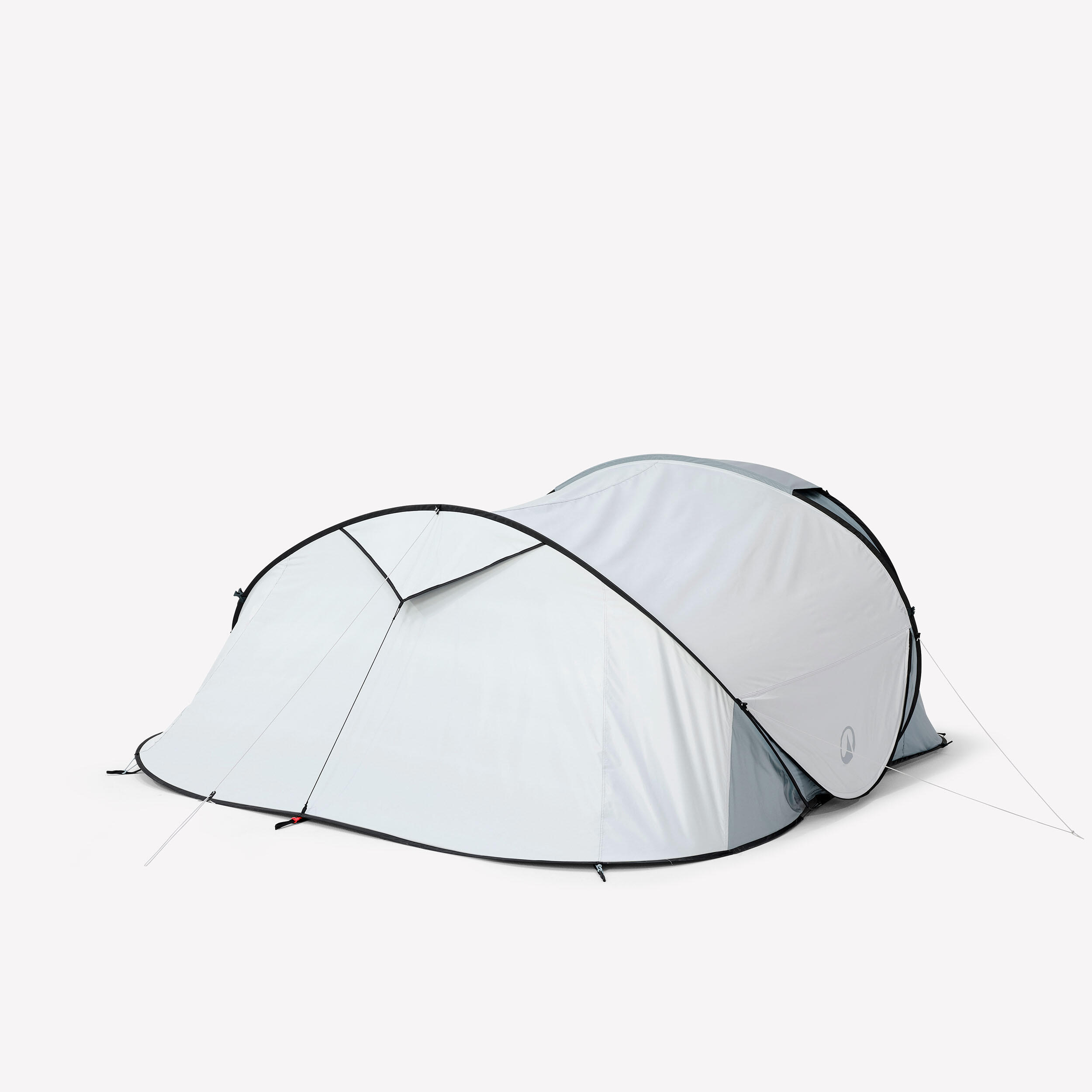 Camping Tent 3-person, 2 Seconds 3 XL Fresh & Black - QUECHUA
