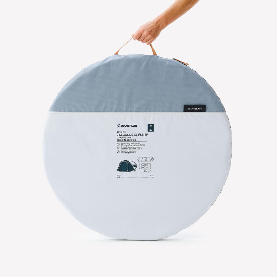 Namiot kempingowy Quechua 2 Seconds XL 2-osobowy F&B