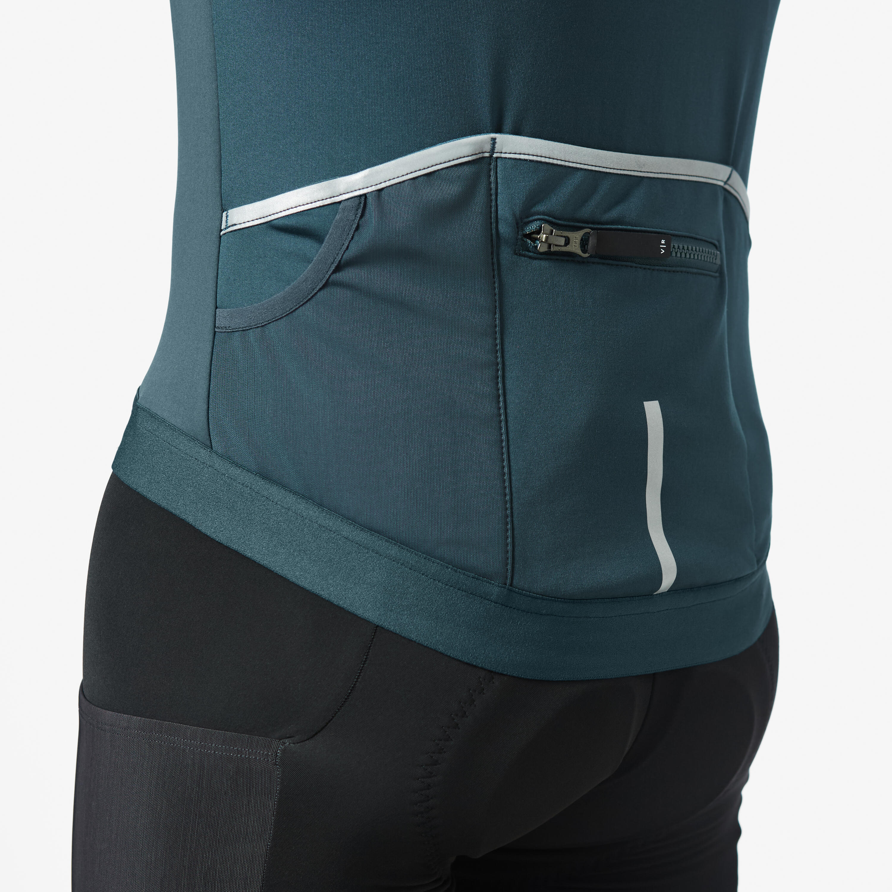 Veste de vélo de route chaude homme, Racer 2 4/17