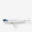 Leurre de surface Popper pêche en mer EXOFLY POP 12cm Blanc