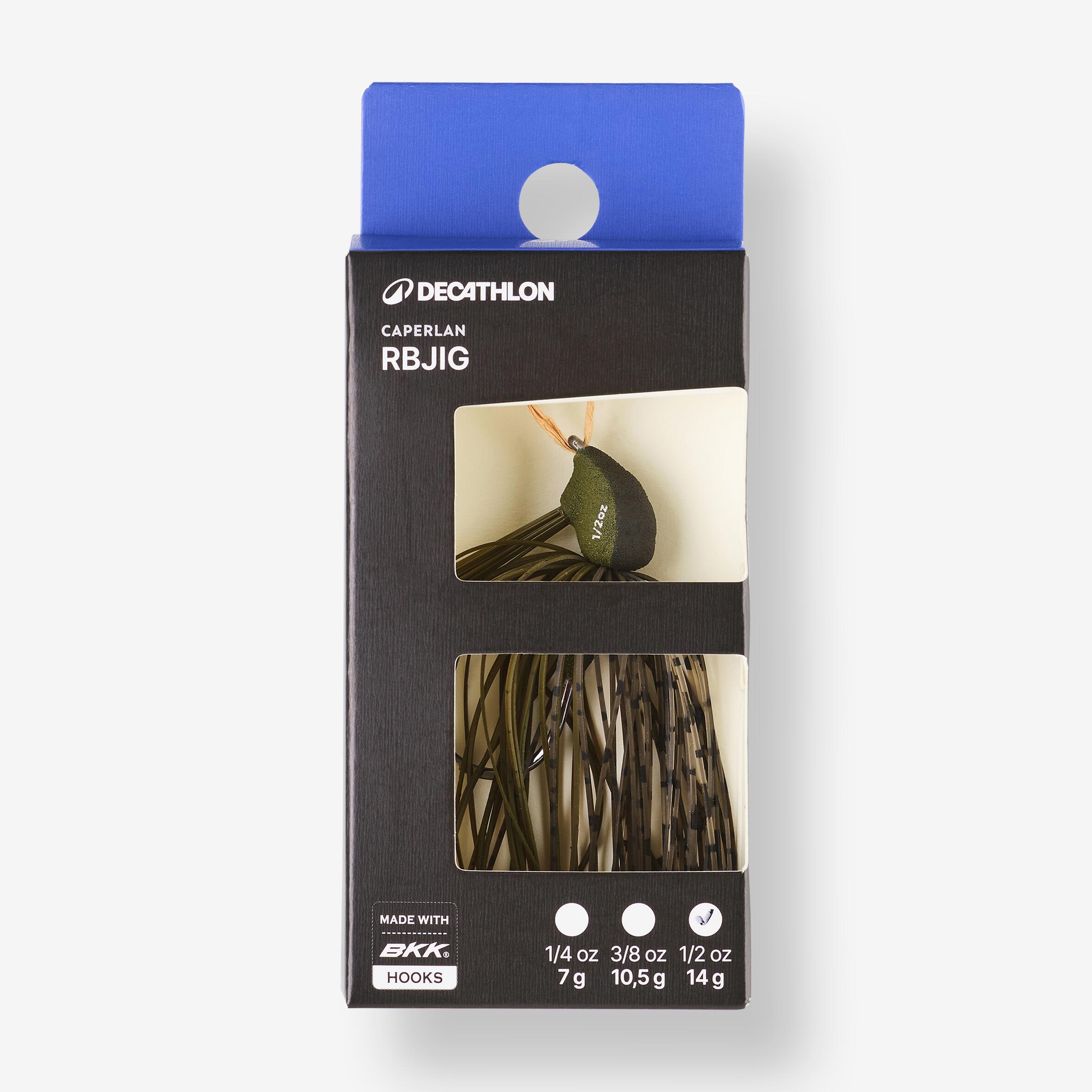 Señuelo Pesca Depredadores Rubber Jig Tungsteno Green Pumpkin 3/6