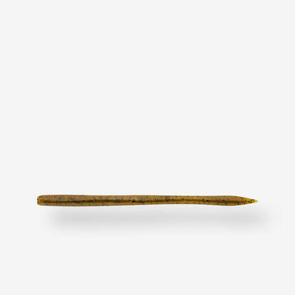 LEURRE SOUPLE FINESSE BLACK BASS YUBARI WORM RED BUG - par 10