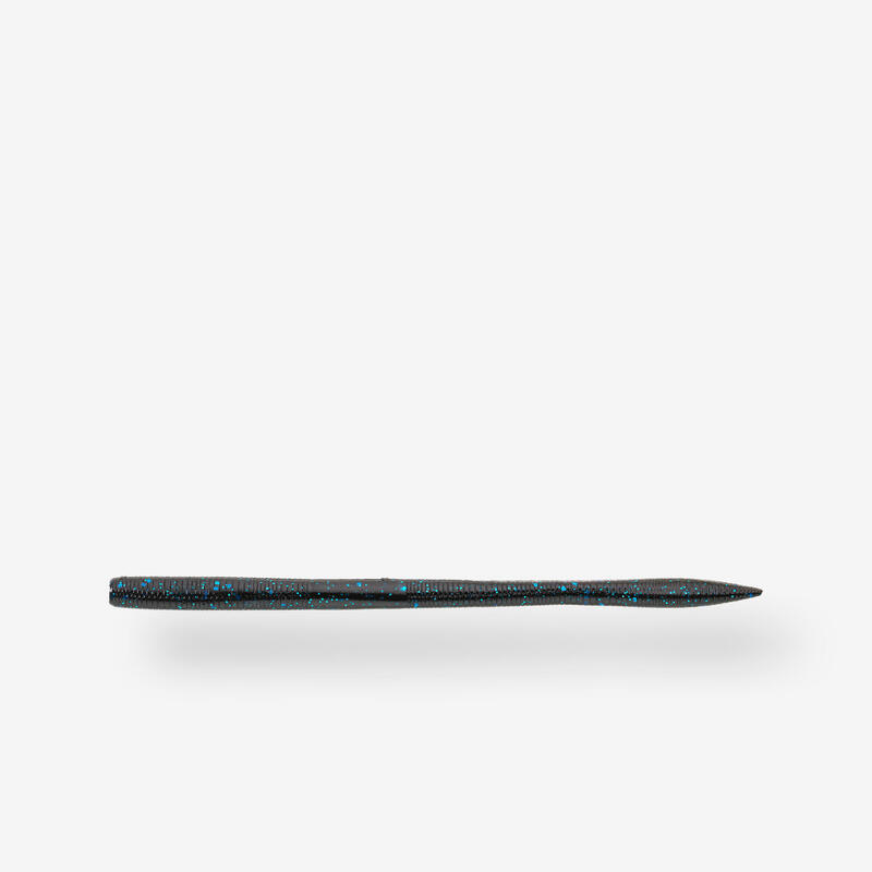 Miękka przynęta Yubari Finesse Worm Black & Blue x 10