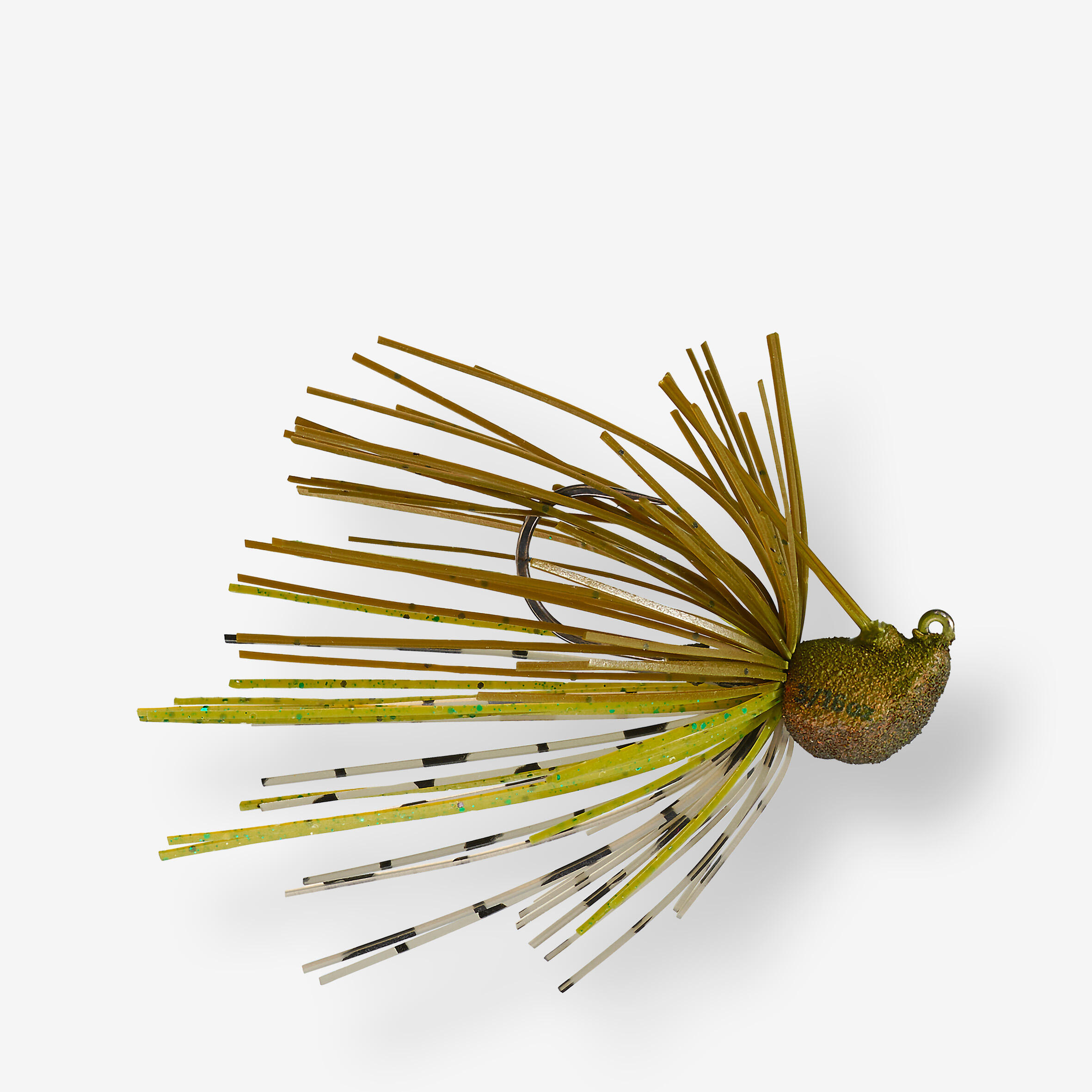 LEURRE PÊCHE CARNASSIERS MICRO RUBBER JIG TUNGSTÈNE GREEN PUMPKIN