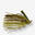 AMOSTRA DE PESCA DE PREDADORES RUBBER JIG TUNGSTÉNIO GREEN PUMPKIN