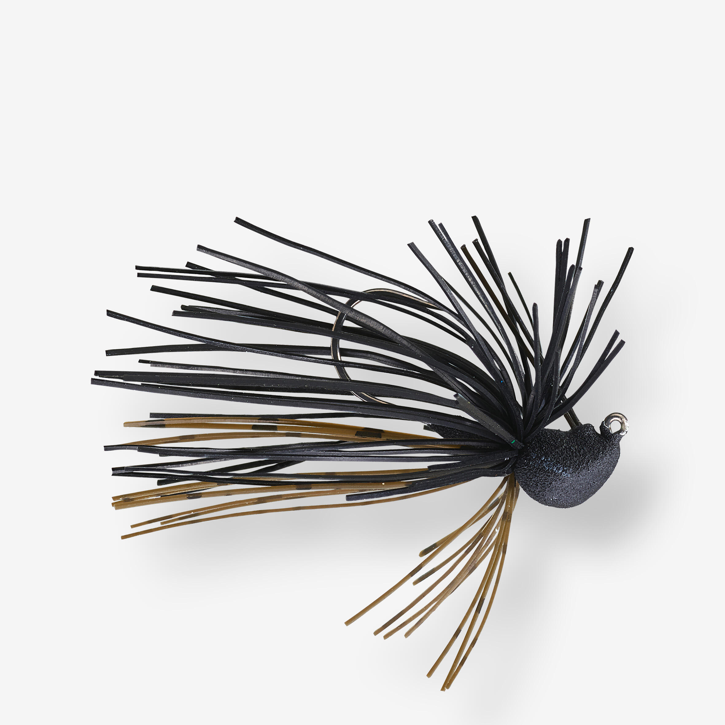 CAPERLAN Angelköder Micro Rubber Jig Wolfram Black 
