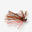 Kunstaas voor baars en forel Micro Rubber Jig wolfraam Natural Craw
