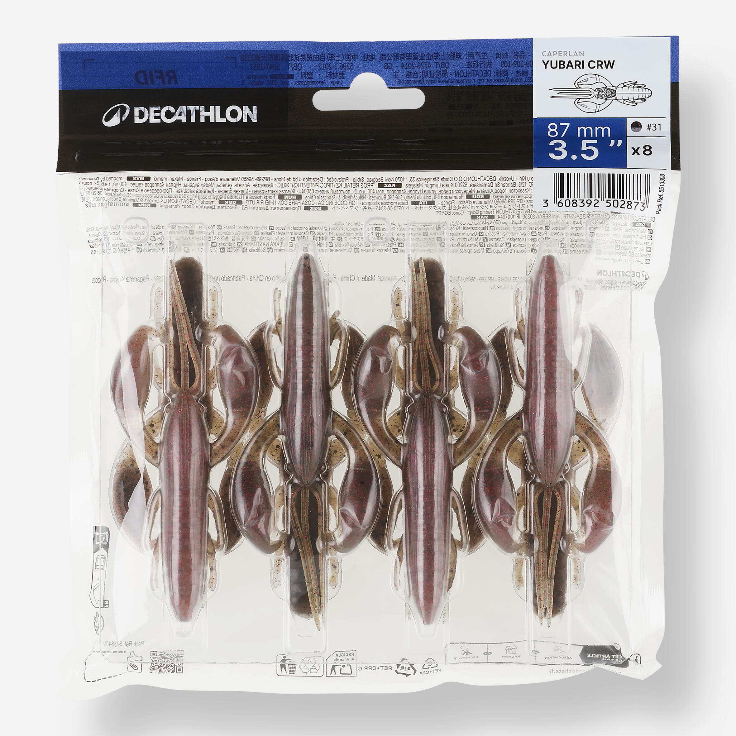 Köder weich Flusskrebs mit Lockstoff WXM Yubari CRW 3,5“ 9 cm Youngcraw 5/6
