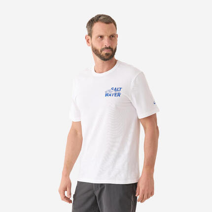 T-shirt pêche manches courtes coton Perche