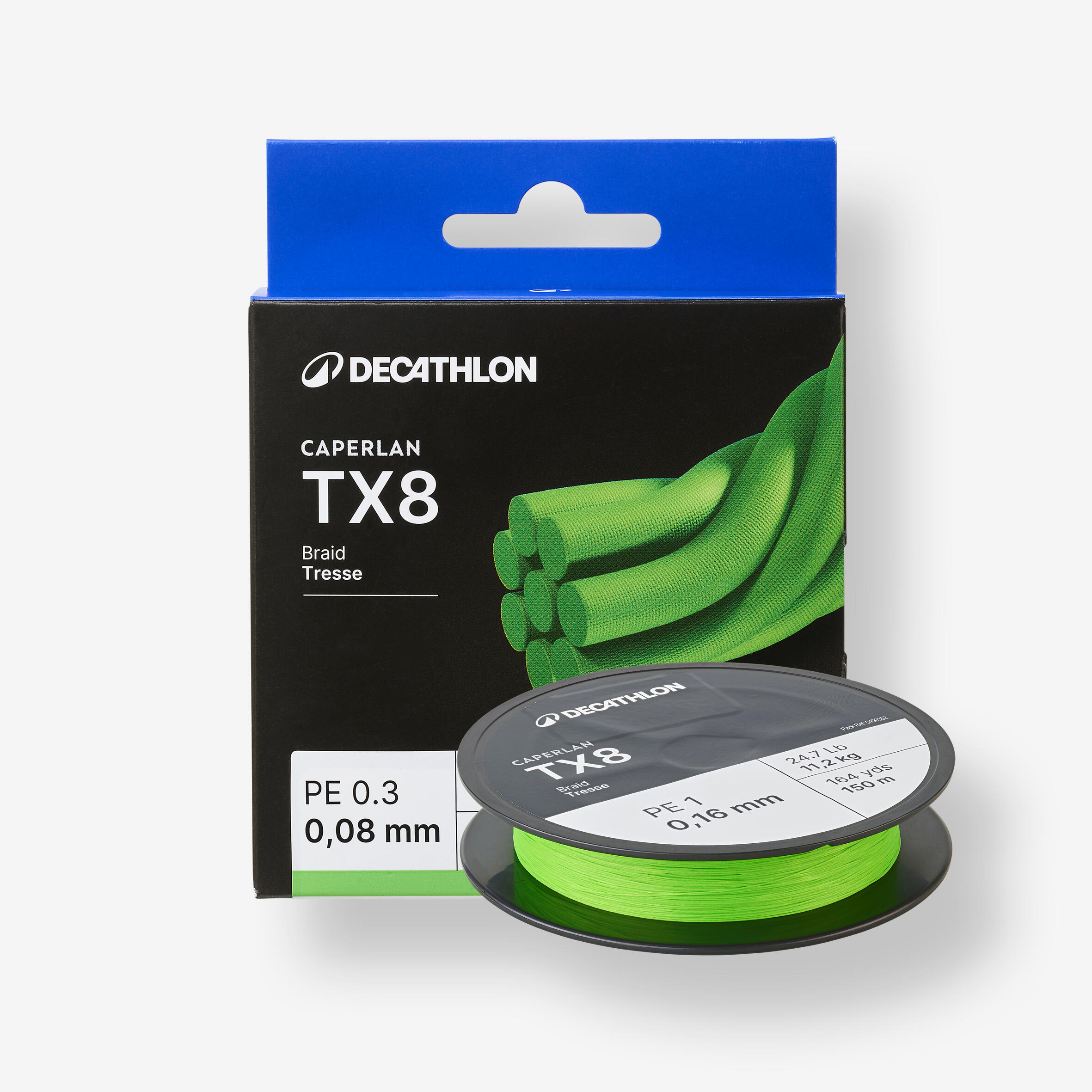 Fishing Line - TX8 Green - CAPERLAN