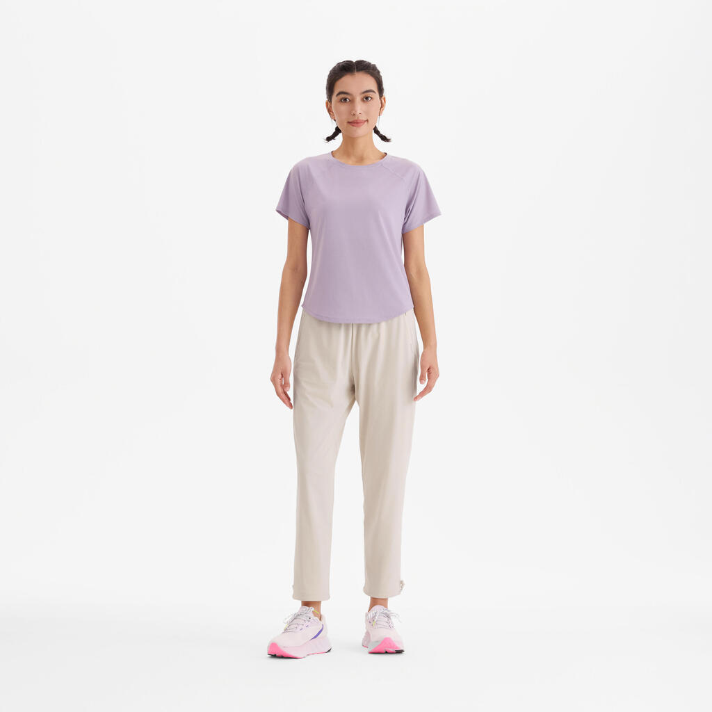 PANTALON FEMME RUN DRY 500 CN SABLE
