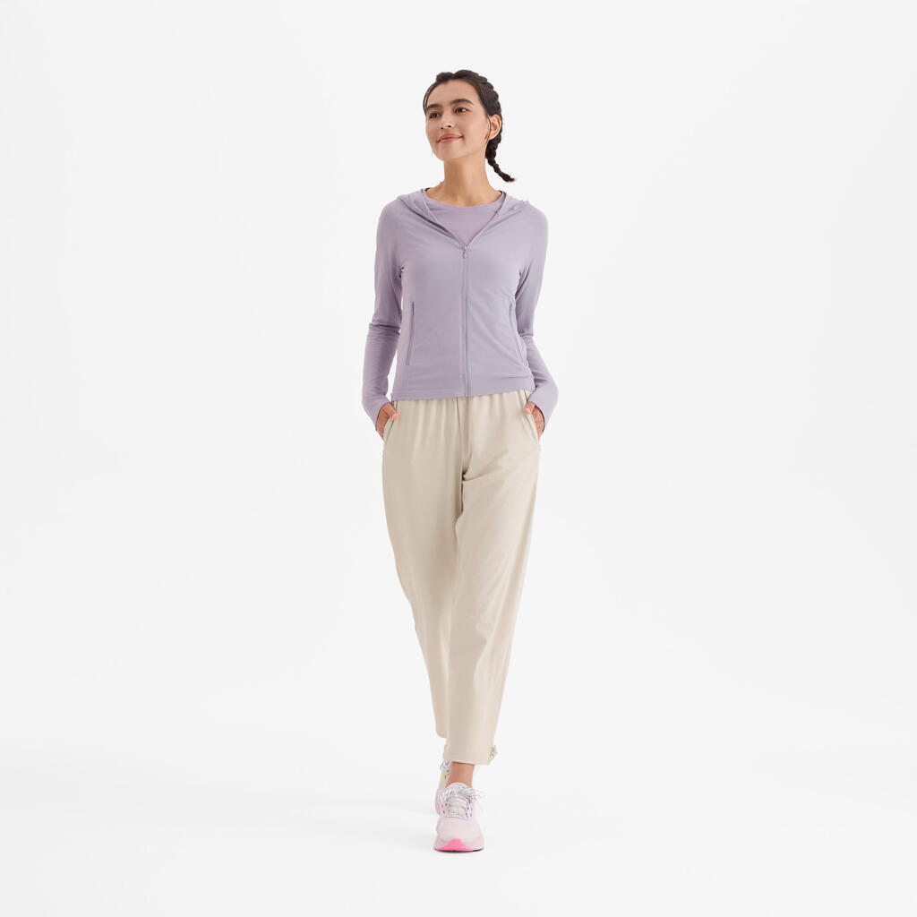PANTALON FEMME RUN DRY 500 CN SABLE