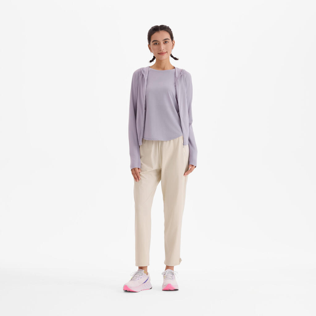 PANTALON FEMME RUN DRY 500 CN SABLE