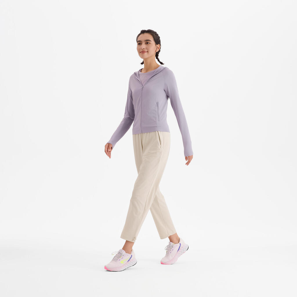 PANTALON FEMME RUN DRY 500 CN SABLE