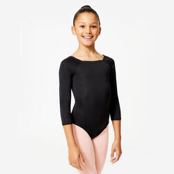 Justaucorps de danse classique manches longues - noir