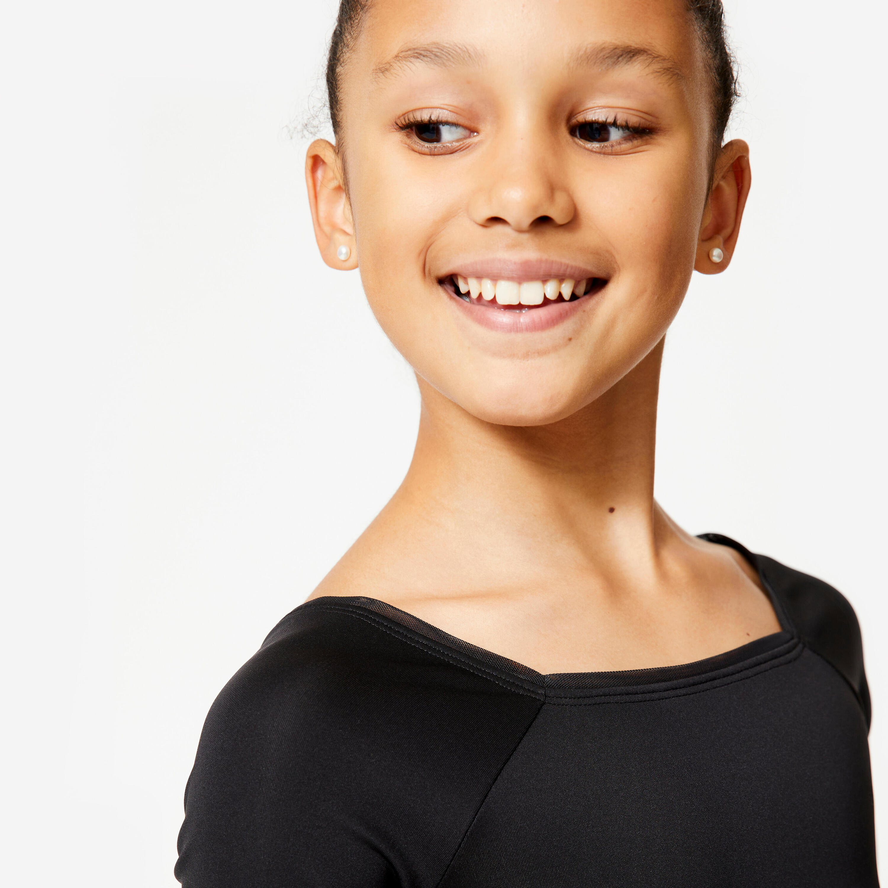 Balletpakje met lange mouwen zwart 3/9