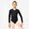 Camisola de Traçar de Ballet Menina Preto