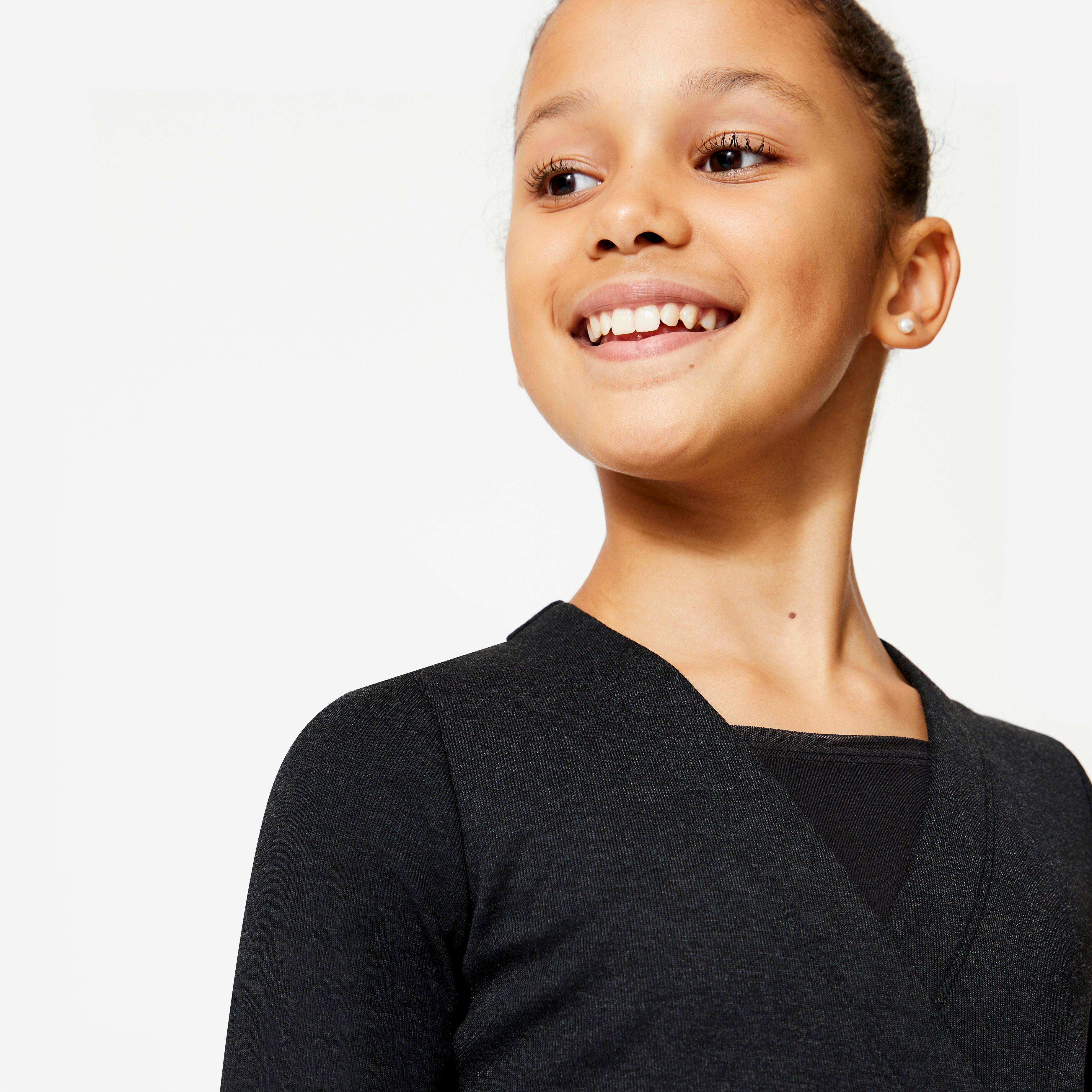 Ballet Wrap Top - Black - STAREVER