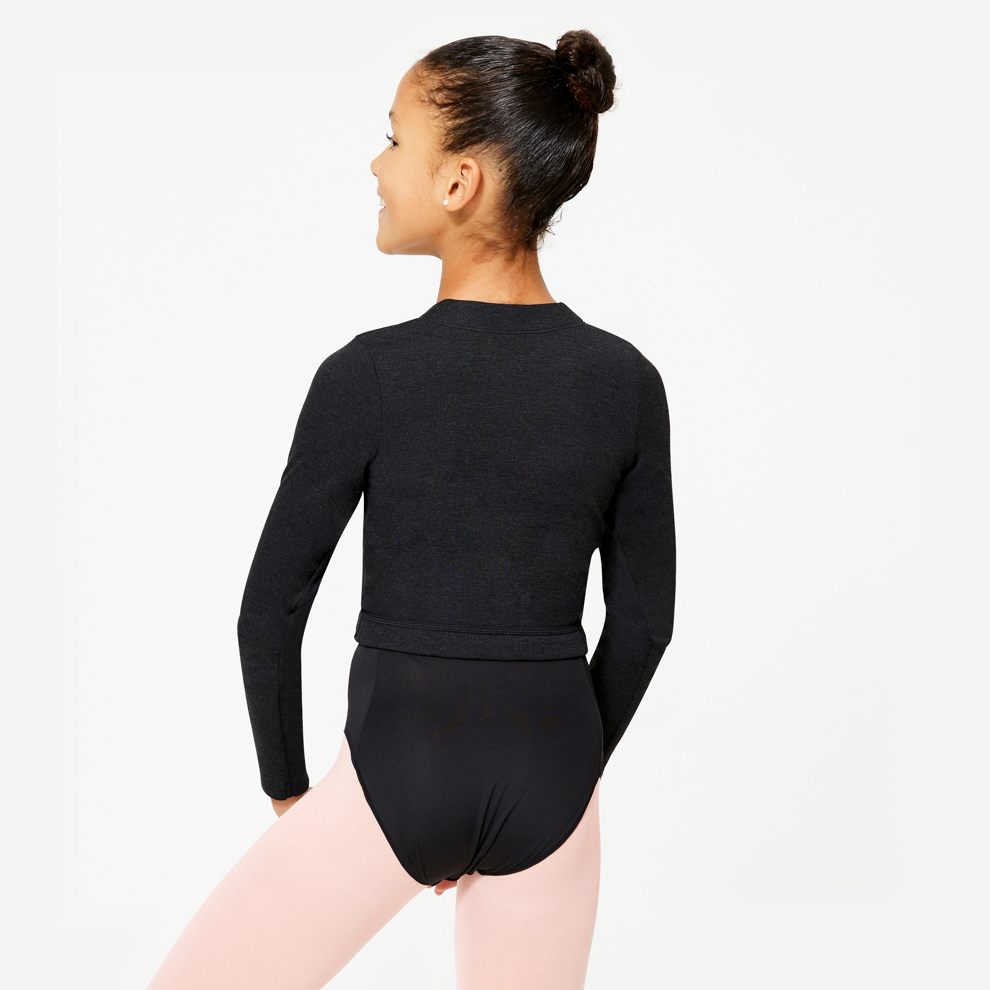 Ballet Wrap Top - Black - STAREVER