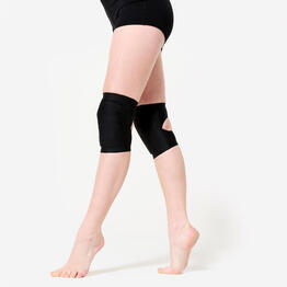Genouillères de danse en gel, noir
