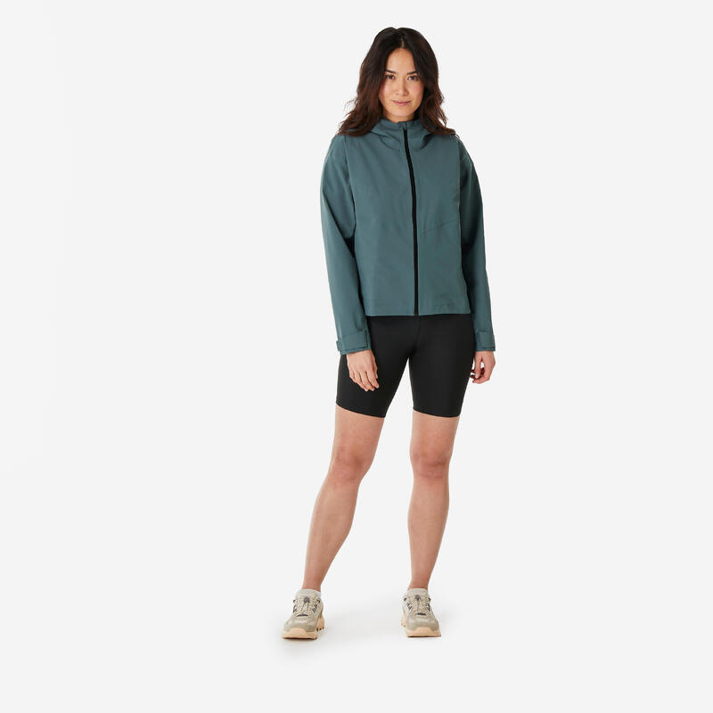 Veste de randonnée femme, MH100 vert