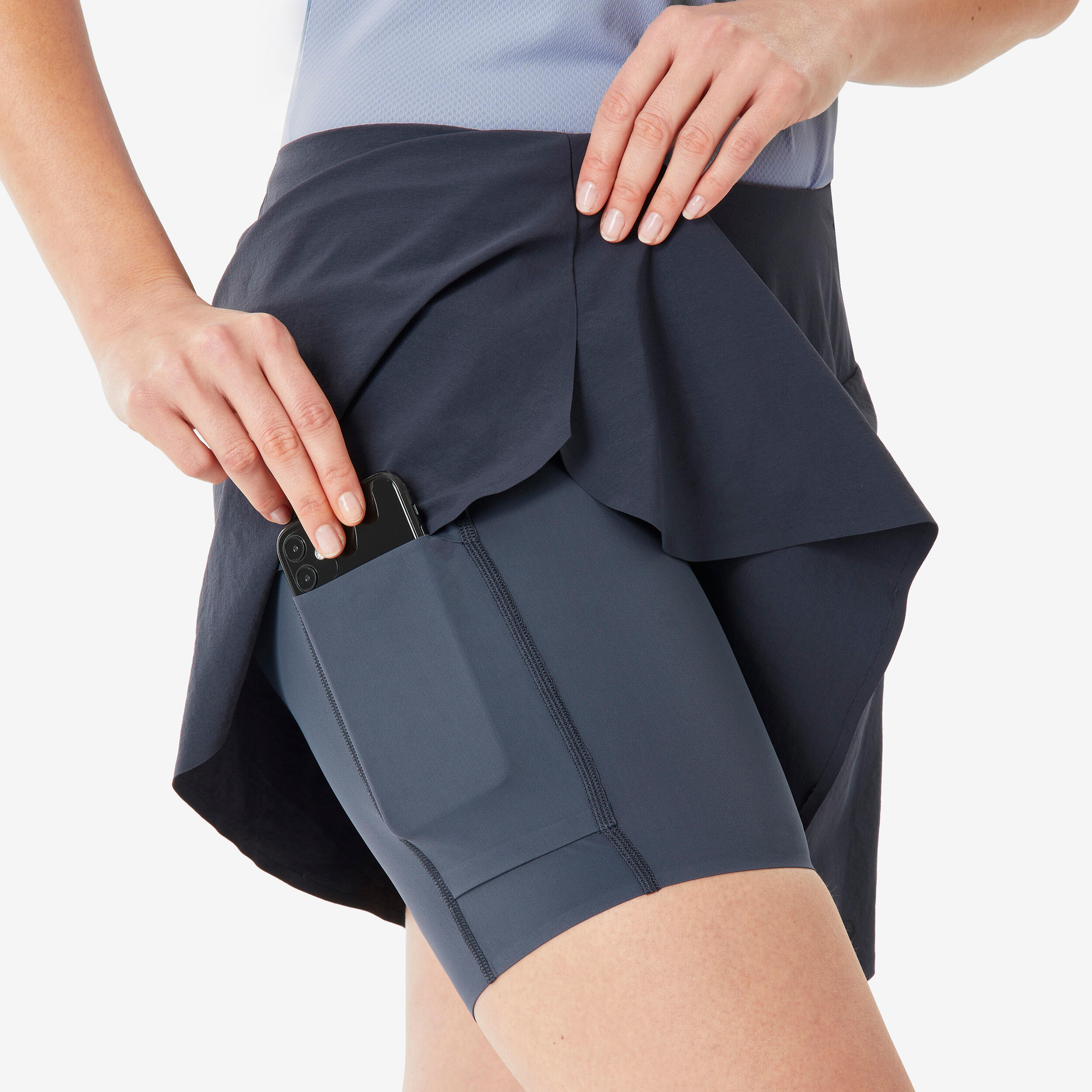 Jupe-short de randonnée femme, MH 500 3/9