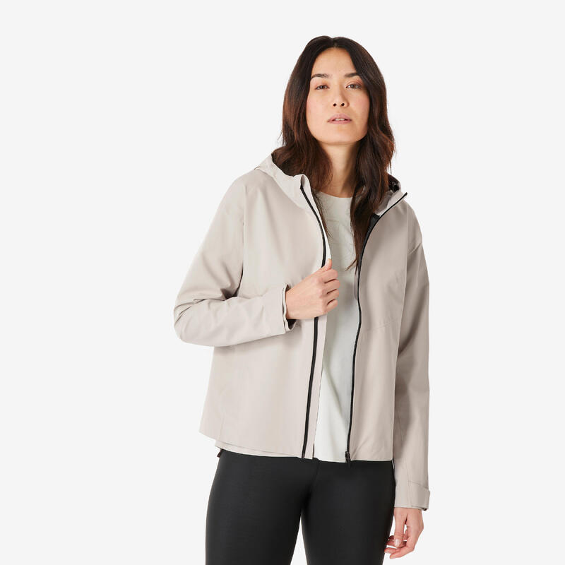 Veste de randonnée femme, MH100 beige