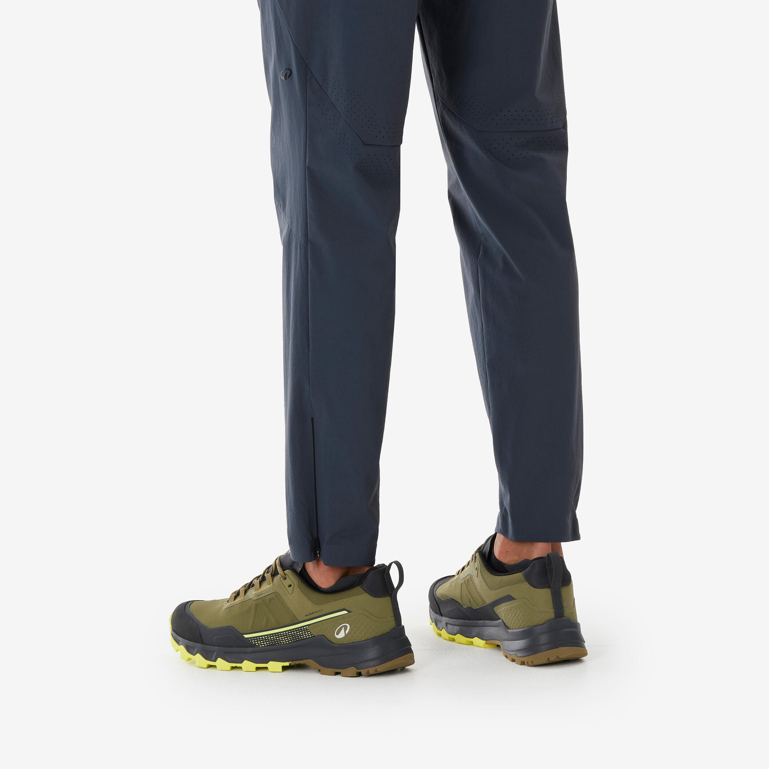 Men’s hiking trousers, MH500 Light - Dark grey