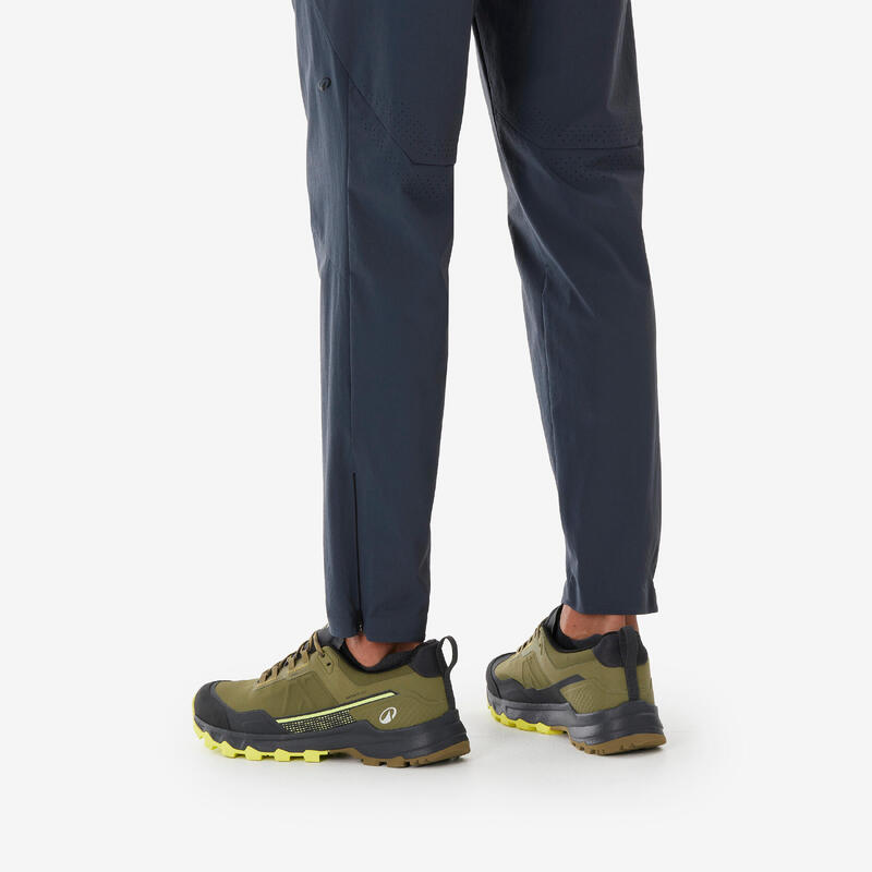 Pantalon de randonnée homme, MH500 Light gris foncé