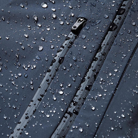 Veste de randonnée imperméable homme, MH900 gris