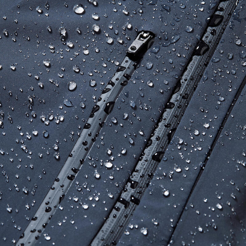 Veste de randonnée imperméable et légère homme, MH900 gris