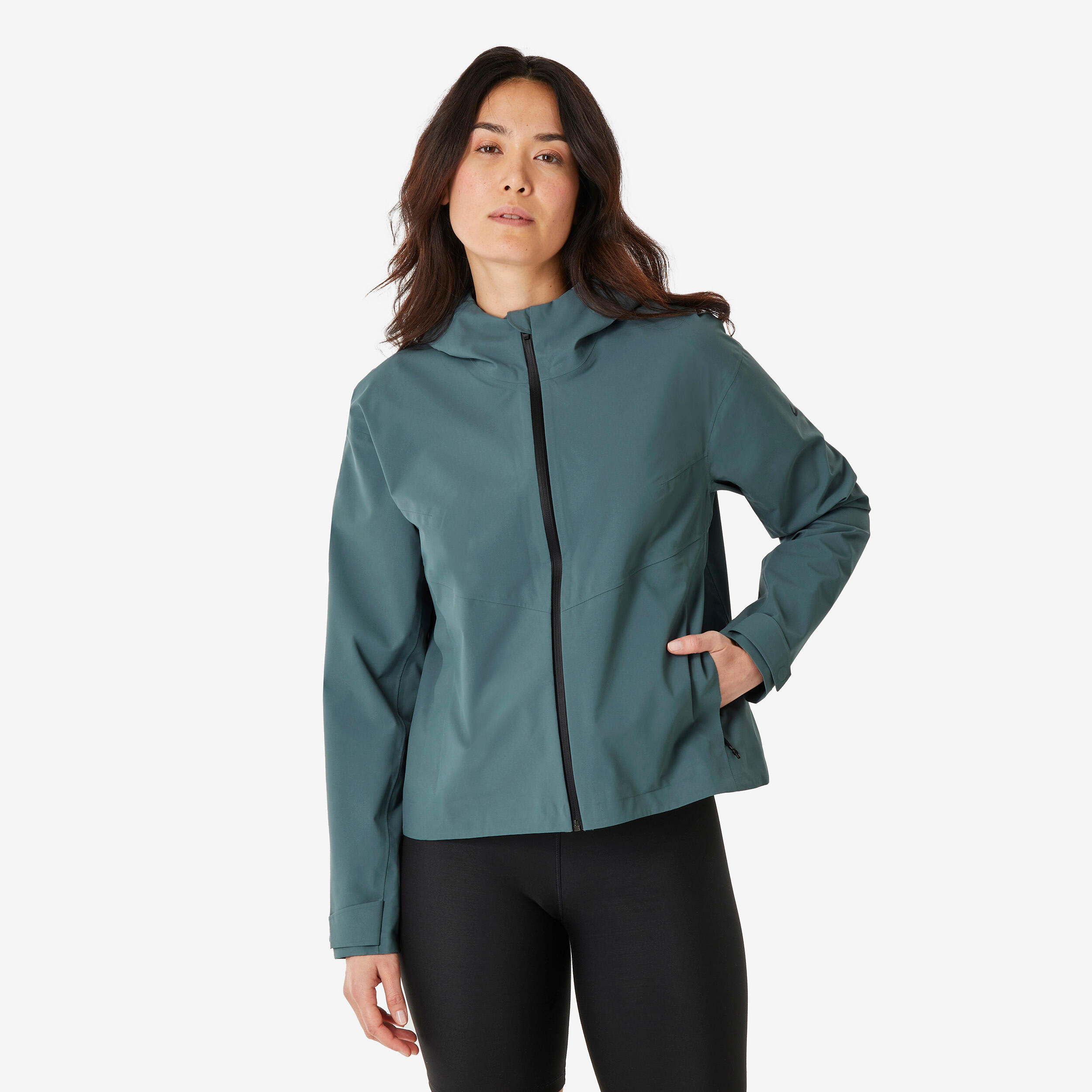 Women's Hiking Jacket MH100 - Green
