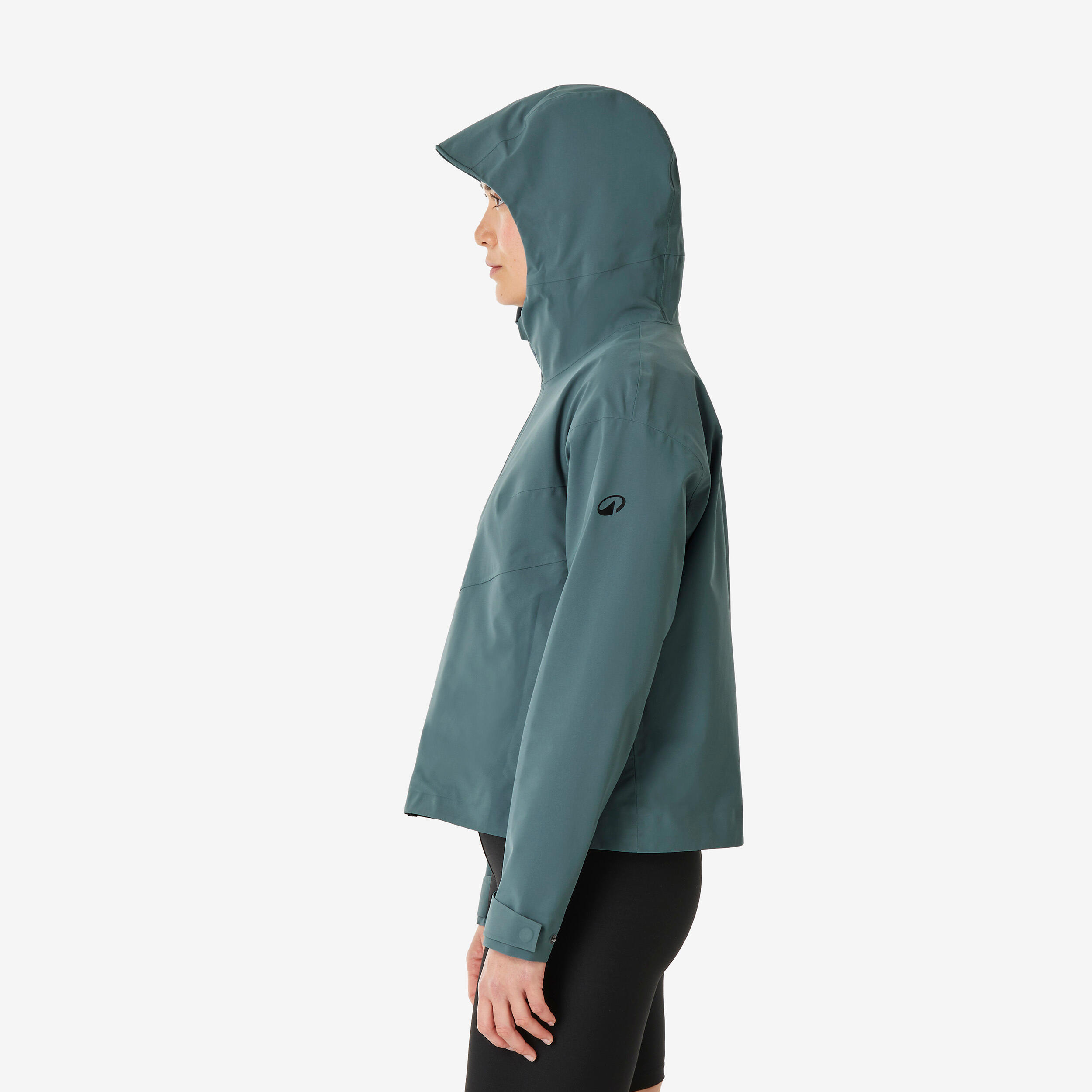 Women's Waterproof Hiking Jacket, MH 100 - QUECHUA