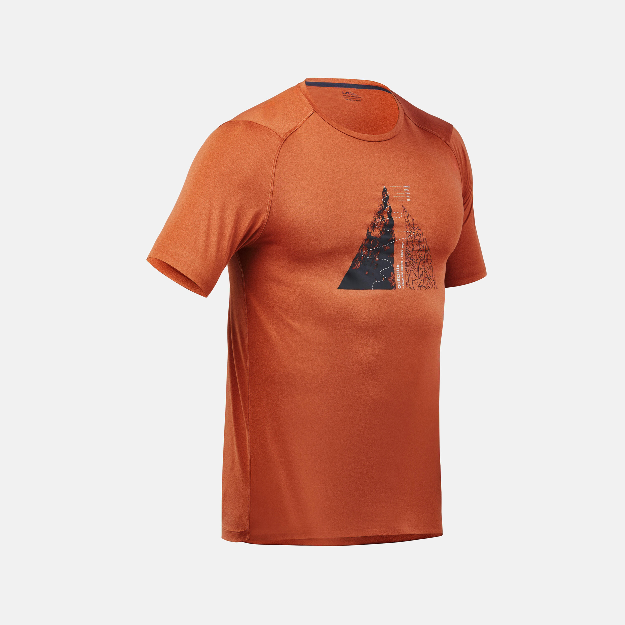 Camiseta de montaña y trekking manga corta Hombre Quechua MH500 5/13