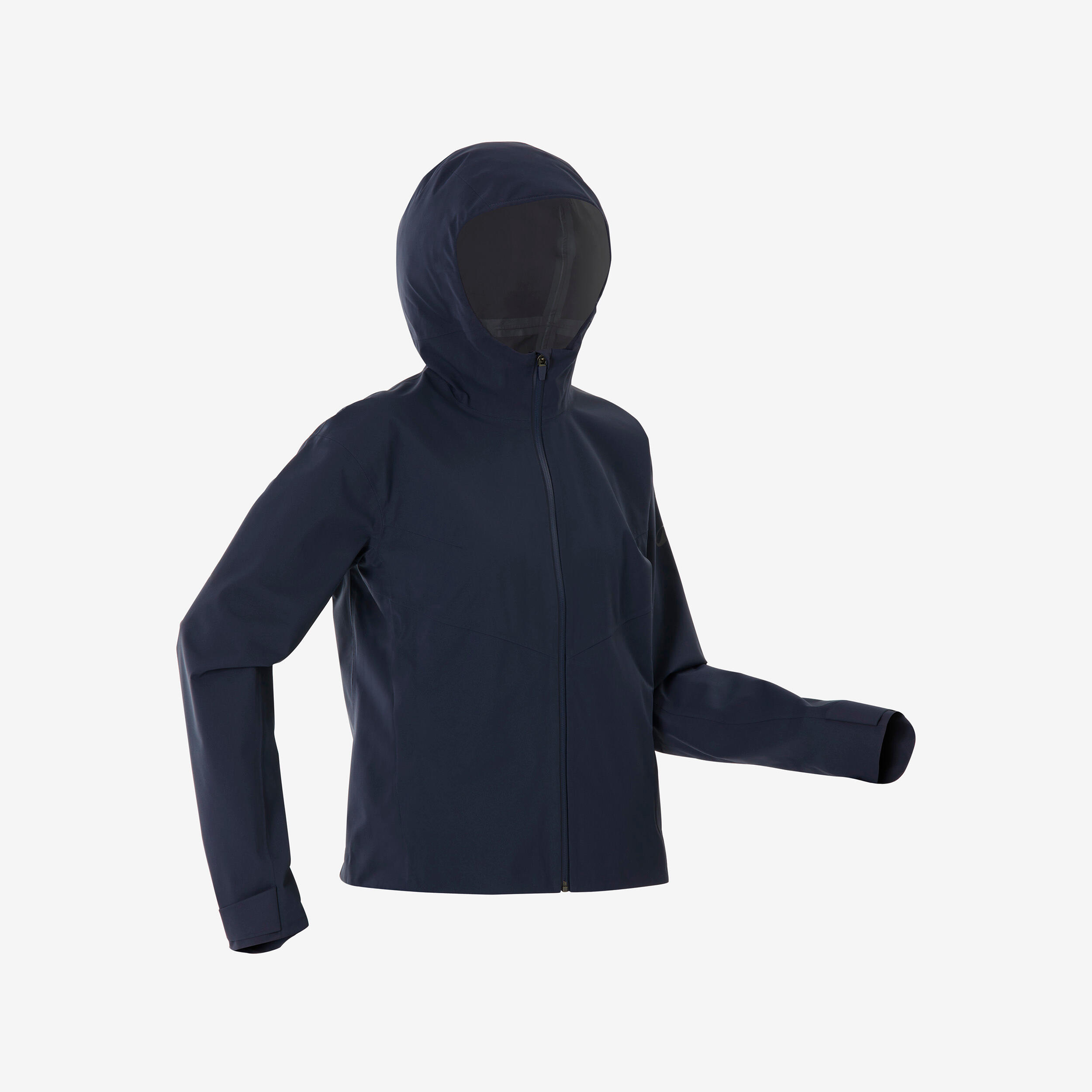 Chaqueta impermeable de montaña y trekking con capucha Mujer Quechua MH100 5/5