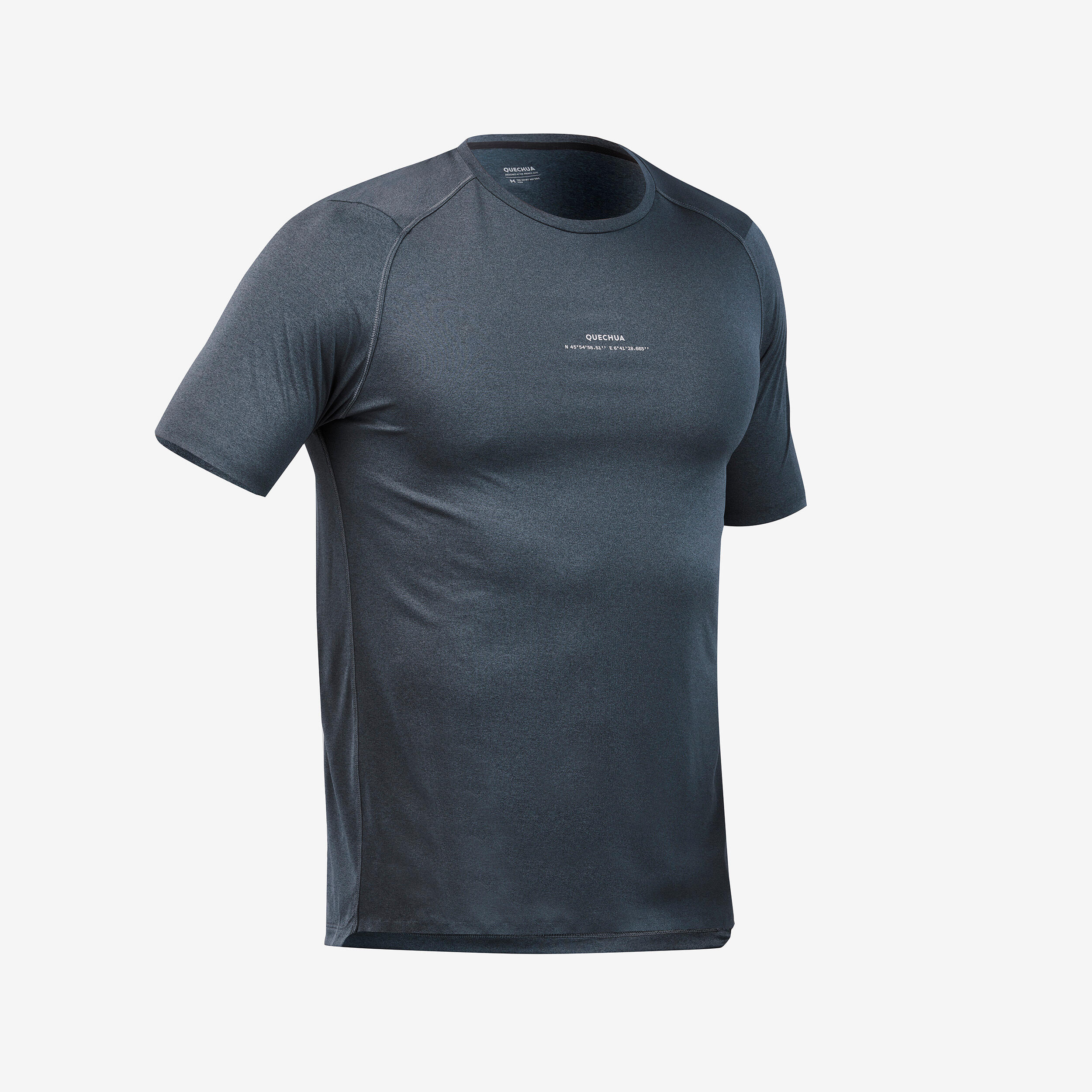 T-shirt de randonnée séchage vite homme - MH 500 gris - QUECHUA