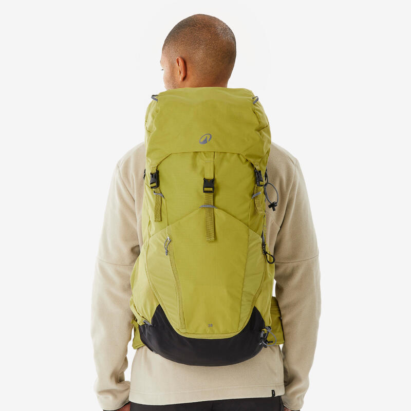 Sac à dos de randonnée 38L, MH500 khaki