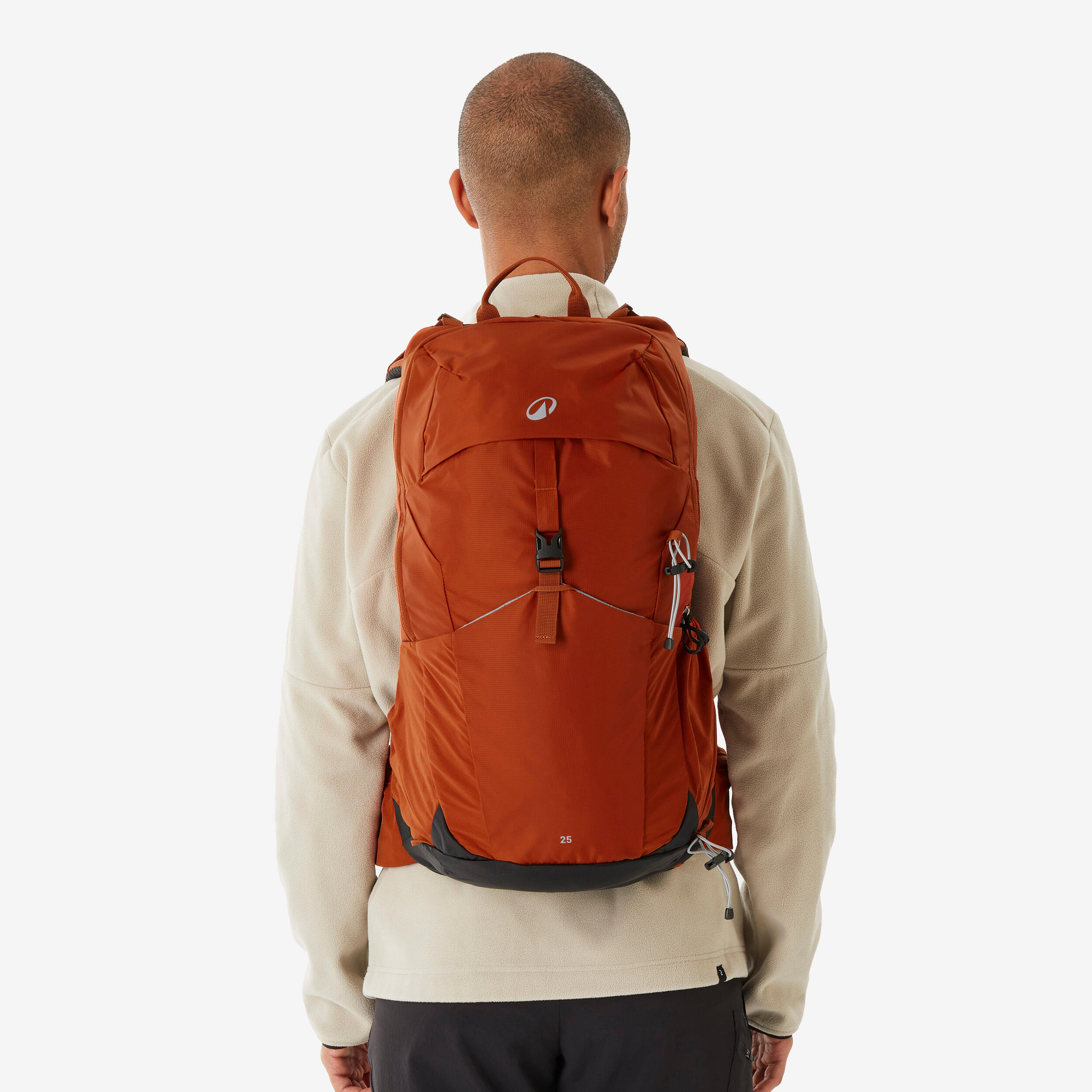 Zaino trekking MH500 25L marrone ruggine 3/16